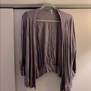 Splendid Mauve Light Purple Cotton Cardigan